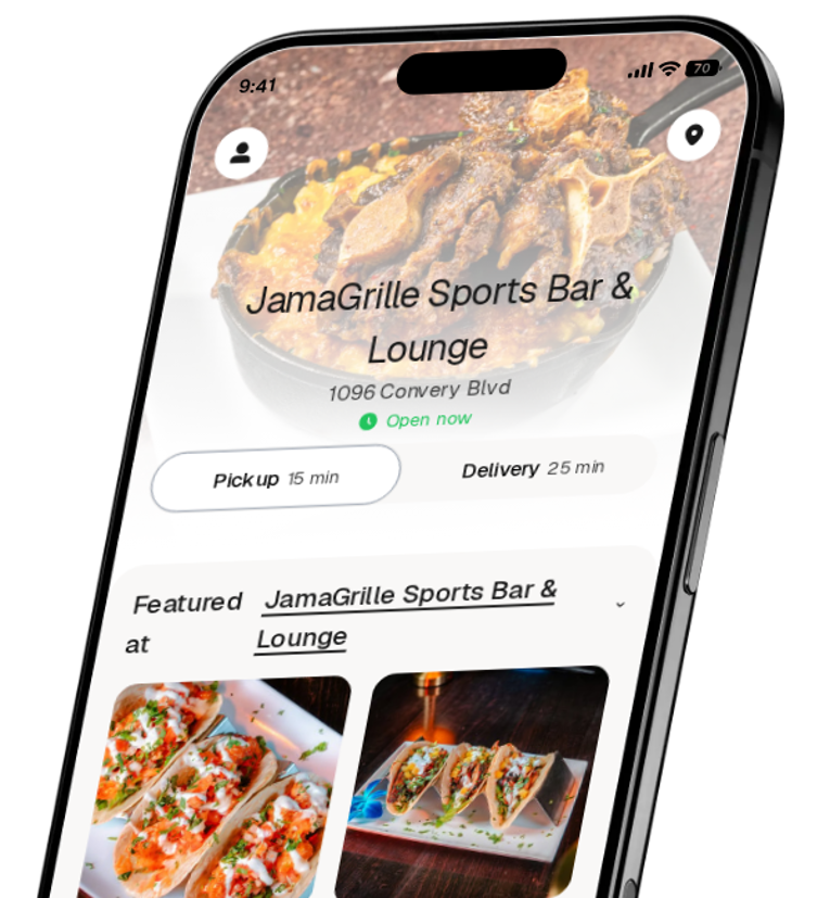 JamaGrille Sports Bar & Lounge app preview